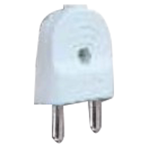 GREAT WHITE MAKE PETRA 2 PIN PLUG TOP COLOUR WHITE